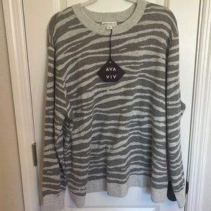 NWT Ava & Viv crewneck sweater